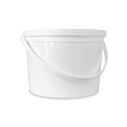 Riverbend Industrial Food Grade 1/2 (0.5) Gallon Bucket - 30 Pack With Lids