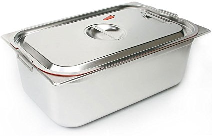 Characin Large Capacity Airtight Stainless Steel Kimchi Food Storage Container (26.5L / 7Gal, 21