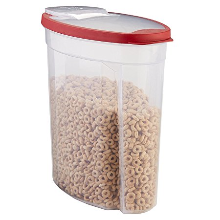 Rubbermaid Flex and Seal Cereal Keeper, Modular Food Storage Container, 1.5 Gal Pack of 3