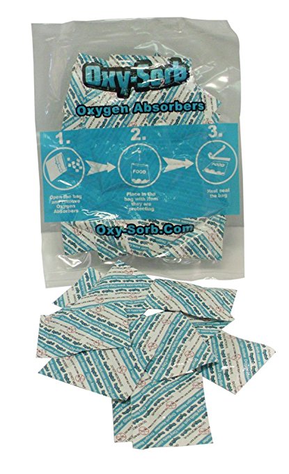 Oxy-Sorb 250-Pack Oxygen Absorber, 500cc