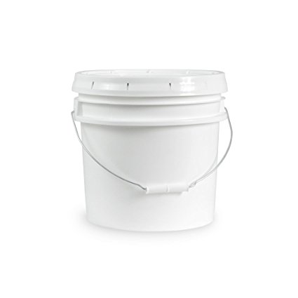 Food Grade 3.5 Gallon Bucket - 3 Pack With Lids